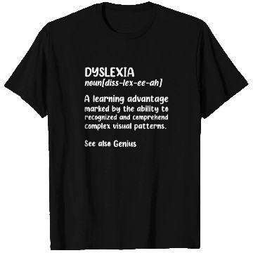 Discover Dyslexia Noun Definition Dyslexia Apraxia T Shirts