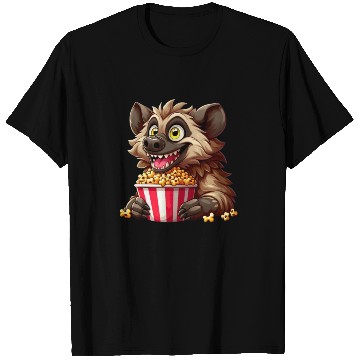 Discover Hyena Predator Popcorn Cinema Night T Shirts