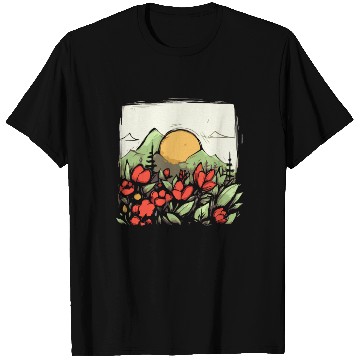 Discover Japan Yellow Sun: Nature and Flowers T Shirts