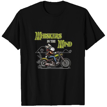 Discover Whiskers in the Wind Western Desert Bunny Biker T Shirts
