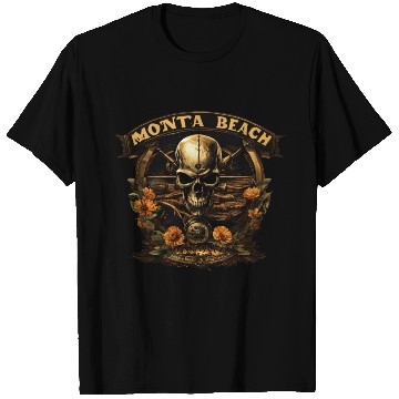Discover Monta Beach Bikers Skull T Shirts