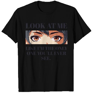 Discover Anime eyes Streetwear Design T Shirts