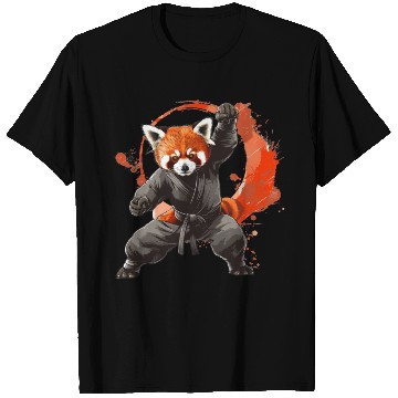 Discover Shaolin style red panda T Shirts