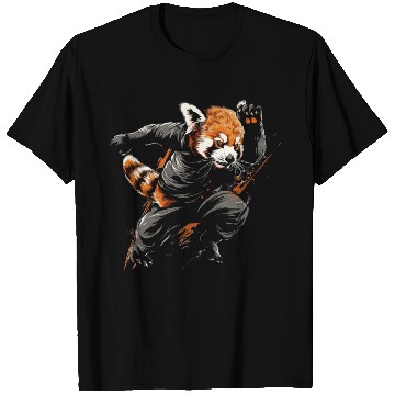 Discover Red panda runs fast T Shirts