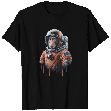 Discover Space Monkey Astronaut Adventure Awaits T Shirts