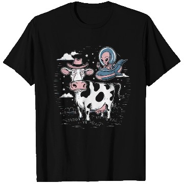 Discover Alien UFO Cow T Shirts