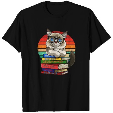 Discover Ragdoll Cat Back To School Bookworm T Shirts