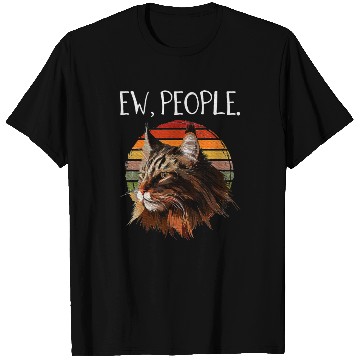 Discover Maine Cat Womens Ew People meowy cat lovers T Shirts
