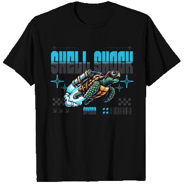 Discover Shell Shock Jetpack Turtle | Speedy Turtle T Shirts