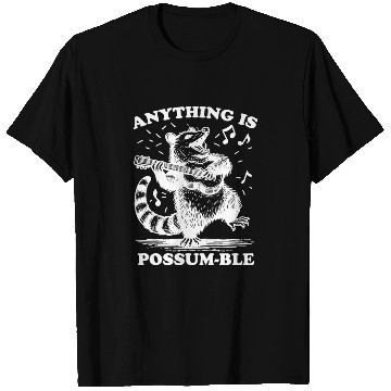 Discover Possum with a guitar T Shirts