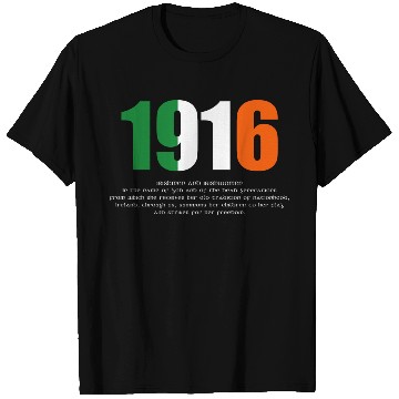 Discover 1916 Easter Proclamation Of The Irish Republic T Shirts