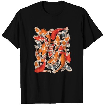Discover Japanese Asian Koi Fish Carp Nishikigoi Fish Art T T Shirts
