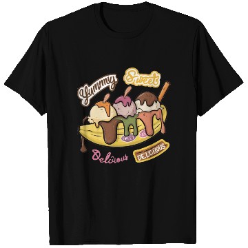 Discover banana split-Delicious sweet T Shirts