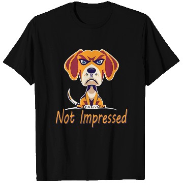 Discover Not Impressed beagle T Shirts