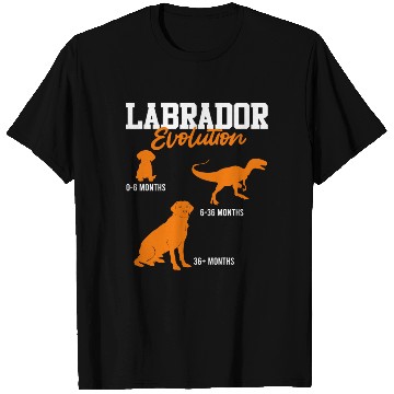Discover Labrador EVOLUTION Labrador Lover Labrador T Shirts