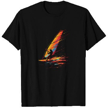 Discover Windsurfing 90s Look T Shirts