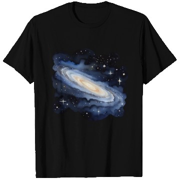 Discover Watercolor Milky Way T Shirts