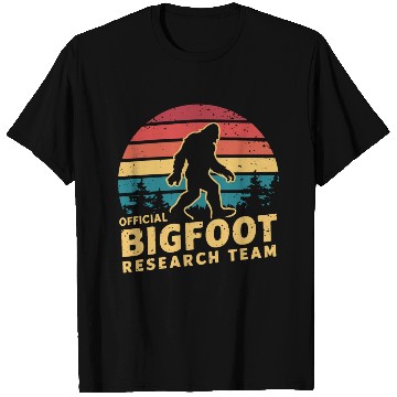 Discover Official Bigfoot Research Team Sasquatch Yeti T Shirts