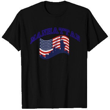 Discover Manhattan usa T Shirts