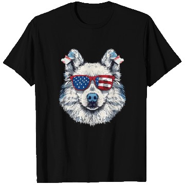 Discover Eskimo dog. 4th July. American independence day T Shirts
