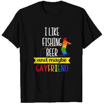 Discover I like my Fishing Beer Gayfriend Pride Month Pride T Shirts