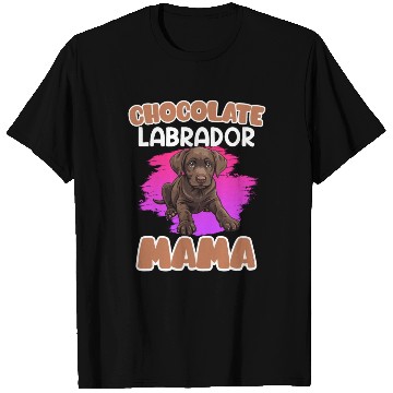 Discover Labrador Retriever CHOCOLATE LAB MOM Labrador T Shirts