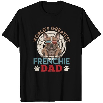 Discover Frenchie Dad French Bulldog Owner Men T Shirts