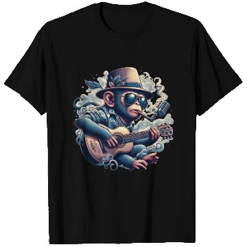 Discover Rock 'n' Roll Monkey - Bold and Musical T Shirts