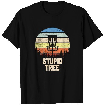 Discover Stupid Tree Disc Golf Retro Funny Disc Golf Player T Shirts