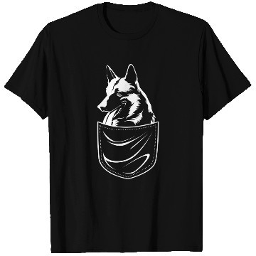 Discover Cute Dog In Pocket Belgian Malinois T Shirts