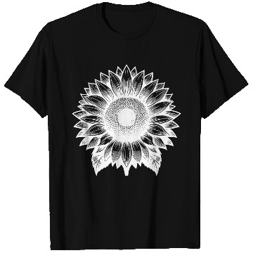Discover Large Flowering Sunflower T Shirts