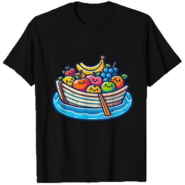 Discover Fruity Boat Adventure T Shirts