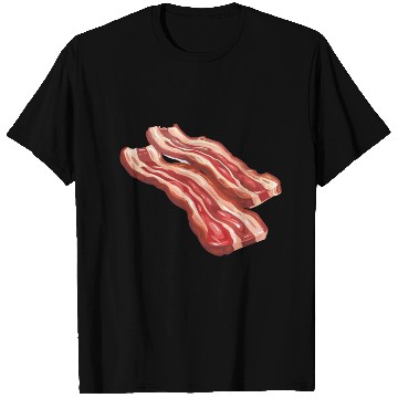 Discover Delicious Bacon Strips Illustration T Shirts