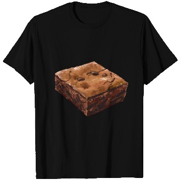Discover Decadent Chocolate Brownie Illustration T Shirts