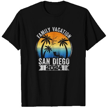 Discover Family Vacation 2024 San Diego Summer Matching T Shirts