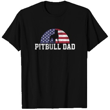 Discover Pitbull Dad Papa Love Bond Unique Design T Shirts