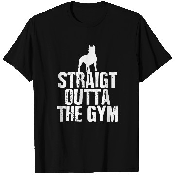 Discover Pitbull Gym Power and Grace Athletic Design T Shirts
