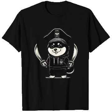 Discover Shiba Inu Pirate T Shirts