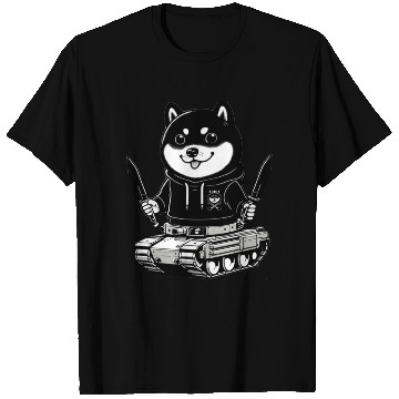 Discover Shiba Inu Tank Commander T Shirts