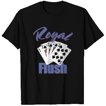 Discover Royal Flush Wins It T Shirts