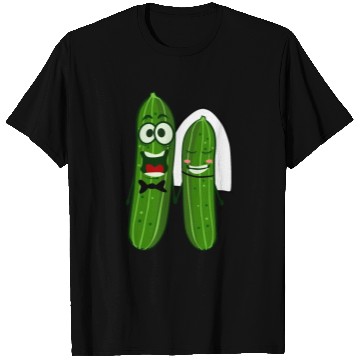 Discover Cucumber Bride Groom Wedding T Shirts