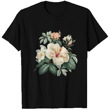 Discover Watercolor Tropical Flowers Clipart, Tropical T Shirts