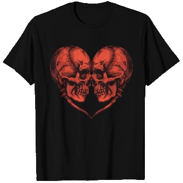Discover Skull Heart T Shirts