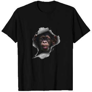 Discover Chimp, Monkey Lover, Chimpanzee, Monkey T Shirts
