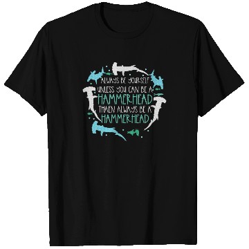 Discover Hammerhead Underwater Ocean Hammerhead Shark Lover T Shirts