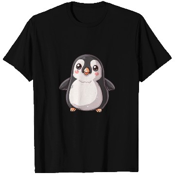 Discover Adorable Penguin Character Standing Alone T Shirts