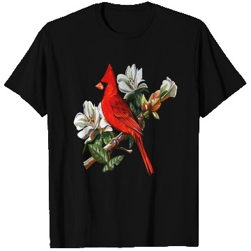 Discover Northern Red Cardinal On A Branch T Shirts