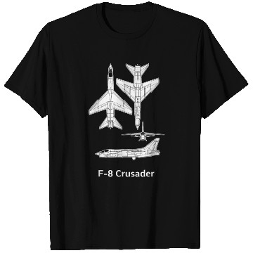 Discover Vought-Crusader-Aircraft-Airplane- T Shirts