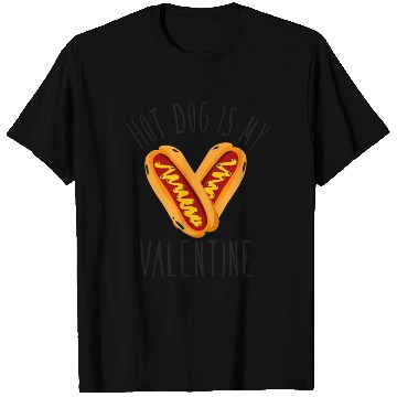 Discover Hot Dog Adult Heart Valentines Day T Shirts