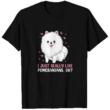 Discover I Just Really Like Dogs Cute Pomeranian T Shirts